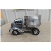 Image 9 : Smith-Miller Silver Streak Toy Semi Truck & Trailer Pressed Steel, 1940s–50s, 23"