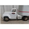 Image 2 : Tonka Wheaton Van Line Semi Truck & Trailer Pressed Steel, 1960s, 24"
