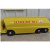 Image 13 : Otaco Minnitoy Canadian Oil White Rose Tanker Truck & Trailer Pressed Steel, 1940s–50s, 28"