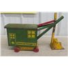 Image 1 : Minni Toy Otaco Construction Steam Shovel Pressed Steel, 1940s–50s, 18" Approx.