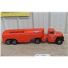 Image 1 : ERTL International Supertest Tanker Truck & Trailer Pressed Steel & Die-Cast, 1960s, 24"