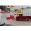 Image 1 : Buddy L T-Reproductions Red Baby International Express Truck Replica of 1929, 24 1/2" Long, Limited