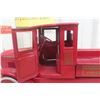 Image 7 : Buddy L T-Reproductions Red Baby International Express Truck Replica of 1929, 24 1/2" Long, Limited