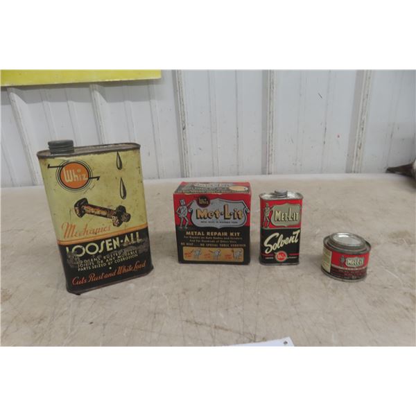 2 Whiz 1) Loosenall 32oz 1) Met Lit Solvent