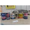 Image 1 : 6 Quart Full Oil Cans: Red Ram, Pennzoil, Sico, RPM, STP