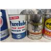 Image 3 : 6 Quart Full Oil Cans: Red Ram, Pennzoil, Sico, RPM, STP