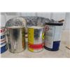 Image 5 : 6 Quart Full Oil Cans: Red Ram, Pennzoil, Sico, RPM, STP
