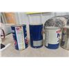 Image 6 : 6 Quart Full Oil Cans: Red Ram, Pennzoil, Sico, RPM, STP