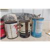 Image 4 : 6 Quart Oil Cans: STP, Triton, Power Punch, Bornside, Shell, Esso