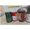Image 7 : 6 Quart Oil Cans: STP, Triton, Power Punch, Bornside, Shell, Esso