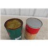 Image 7 : 2 Full Oil Quart Cans: Bulldog & ROCO