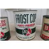 Image 2 : 3 BA Cans Frost Cup Antifreeze + 1 Gallon + 2 Quart Oil
