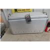 Image 2 : Pepsi-Cola Aluminum Cooler, 1950s Airstream Design With Bottle Opener & 6-Pack Bottles