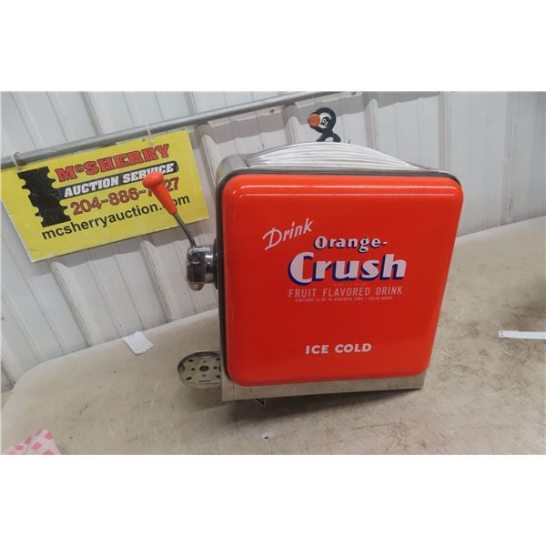 Orange Crush Soda Fountain Dispenser, Porcelain & Steel, 1920s–30s