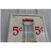 Image 3 : Pepsi-Cola Metal Embossed Vertical Sign, Double Dot, 16" x 48" Vintage