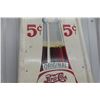 Image 4 : Pepsi-Cola Metal Embossed Vertical Sign, Double Dot, 16" x 48" Vintage