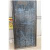Image 9 : Pepsi-Cola Metal Embossed Vertical Sign, Double Dot, 16" x 48" Vintage