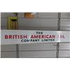 Image 2 : The British American Oil Company Ltd. Metal Sign, 12" x 80", 1950s
