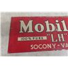 Image 2 : Mobil Oil Vacuum Metal Sign, 7 1/4" x 18", 1950s
