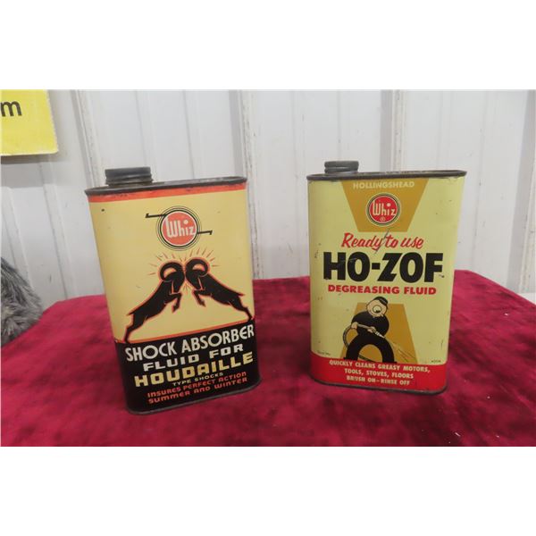 2 Whiz 32 Oz Cans Shock Absorber Fluid And HO-20F Degreaser
