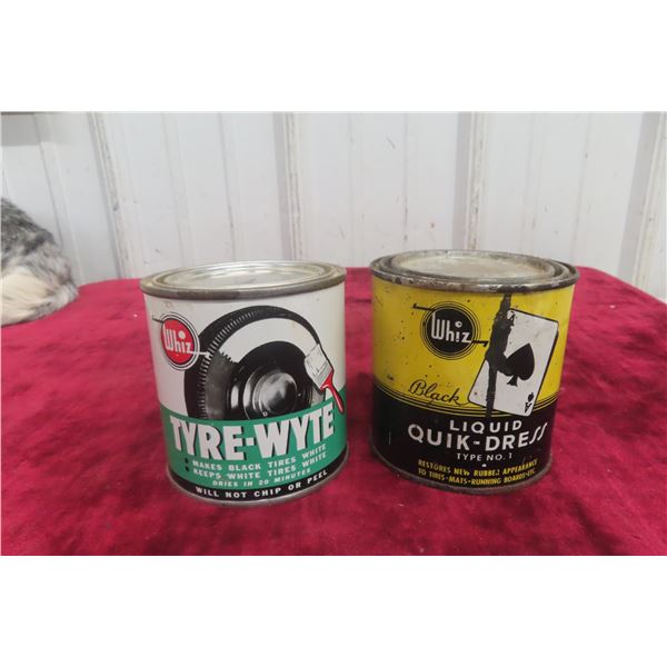 2 Whiz 16 Oz Cans Tyre-Lyte And Liquid Quick Dress