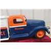 Image 8 : Buddy L Firestone Tire Service Pressed Steel Wrecker Truck 1953 Professionally Restored 24"