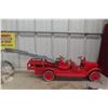 Image 10 : Buddy L Aerial Ladder Fire Truck Pressed Steel 1920s Or 1930s Professionally Restored 38"