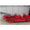 Image 11 : Buddy L Aerial Ladder Fire Truck Pressed Steel 1920s Or 1930s Professionally Restored 38"