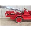 Image 14 : Buddy L Aerial Ladder Fire Truck Pressed Steel 1920s Or 1930s Professionally Restored 38"