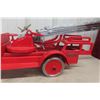 Image 4 : Buddy L Aerial Ladder Fire Truck Pressed Steel 1920s Or 1930s Professionally Restored 38"