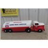Image 1 : Otaco Minnitoy Esso Tanker Truck And Trailer Pressed Steel 1940s Or 1950s Professionally Restored 2