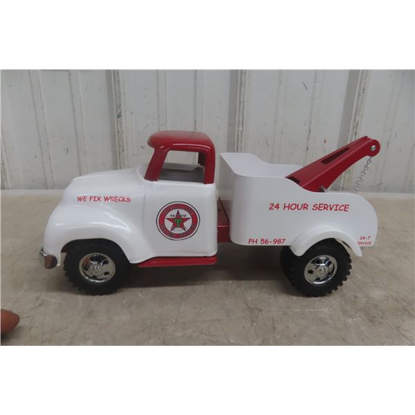 Tonka AAA 24 Hour Service Tow Truck 1950s Pressed Steel 12" Professionally Restored