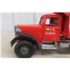 Image 2 : Smith-Miller Hydraulic Dump Truck Die Cast Steel 1950s 17" Long