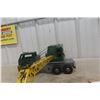 Image 12 : Marx Lumar Contractor Mobile Crane Truck Pressed Steel 1950s Or 1960s 16" Plus Boom