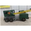 Image 2 : Marx Lumar Contractor Mobile Crane Truck Pressed Steel 1950s Or 1960s 16" Plus Boom