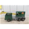 Image 8 : Marx Lumar Contractor Mobile Crane Truck Pressed Steel 1950s Or 1960s 16" Plus Boom