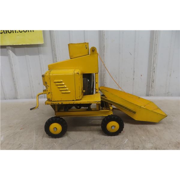 Doepke Jaeger Cement Mixer Pressed Steel 1950s Working Drum 15" Long 10" High