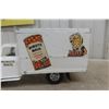 Image 9 : Tonka Minute Maid Delivery Box Truck Pressed Steel 1950s 14" Long