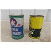 Image 6 : Two Maple Leaf Quart Cans Super Antifreeze And Oil Extractor With Product