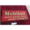 Image 1 : Mobiloil Arctic Socony-Vacuum Metal Sign, 1950s, 7 1/4" x 18"