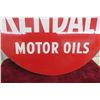 Image 10 : Kendall Motor Oil 2-Sided Metal Sign, 1960s, 24" Diameter