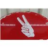Image 2 : Kendall Motor Oil 2-Sided Metal Sign, 1960s, 24" Diameter