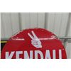 Image 3 : Kendall Motor Oil 2-Sided Metal Sign, 1960s, 24" Diameter
