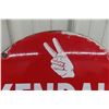 Image 8 : Kendall Motor Oil 2-Sided Metal Sign, 1960s, 24" Diameter