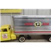 Image 11 : Tonka White Rose Truck & Trailer Pressed Steel & Aluminum, 1960s, 26" Professionally Restored