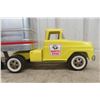 Image 2 : Tonka White Rose Truck & Trailer Pressed Steel & Aluminum, 1960s, 26" Professionally Restored