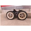 Image 6 : Tonka White Rose Truck & Trailer Pressed Steel & Aluminum, 1960s, 26" Professionally Restored
