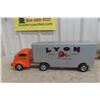 Image 8 : Smith-Miller Lyon Van Lines Truck & Trailer Pressed Steel, 1950s, 20"