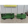 Image 14 : NyLint Lawn & Garden Toy Set Pressed Steel Ford Econoline Pickup & Trailer, 1960s, 21"