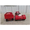 Image 7 : Tonka Airport Service Set Pressed Steel Tractor Tug & Luggage Wagon, 1960s, 17 1/2"